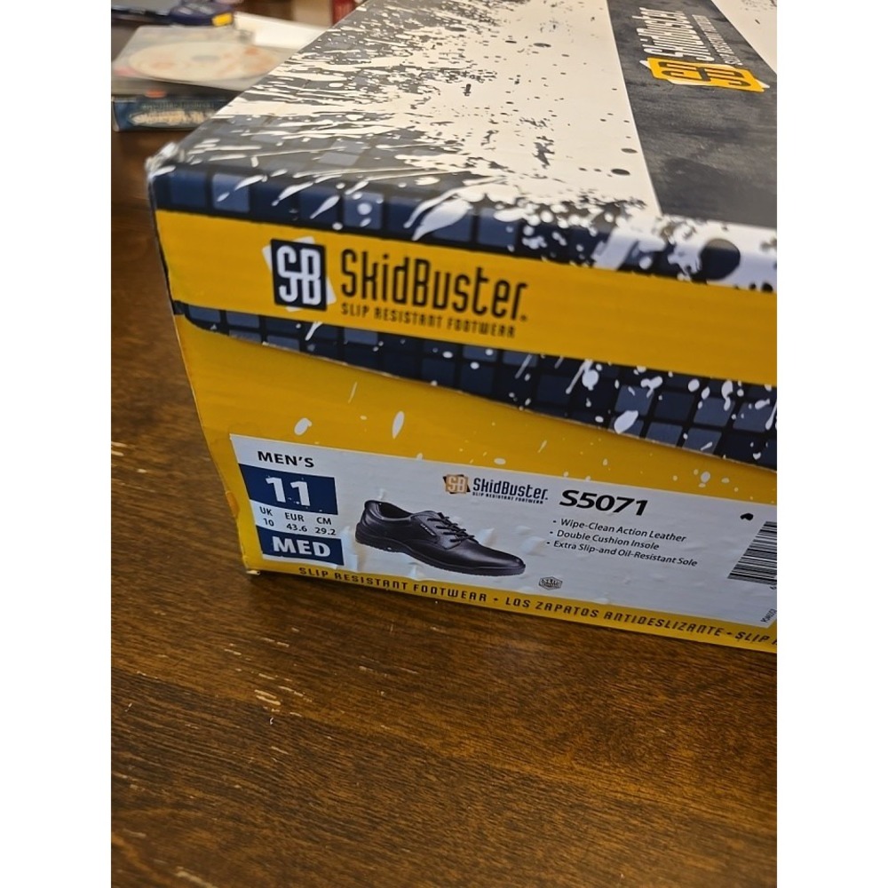 Skidbuster S5071 Mens Slip Resistant Shoe Size 11 New In Box